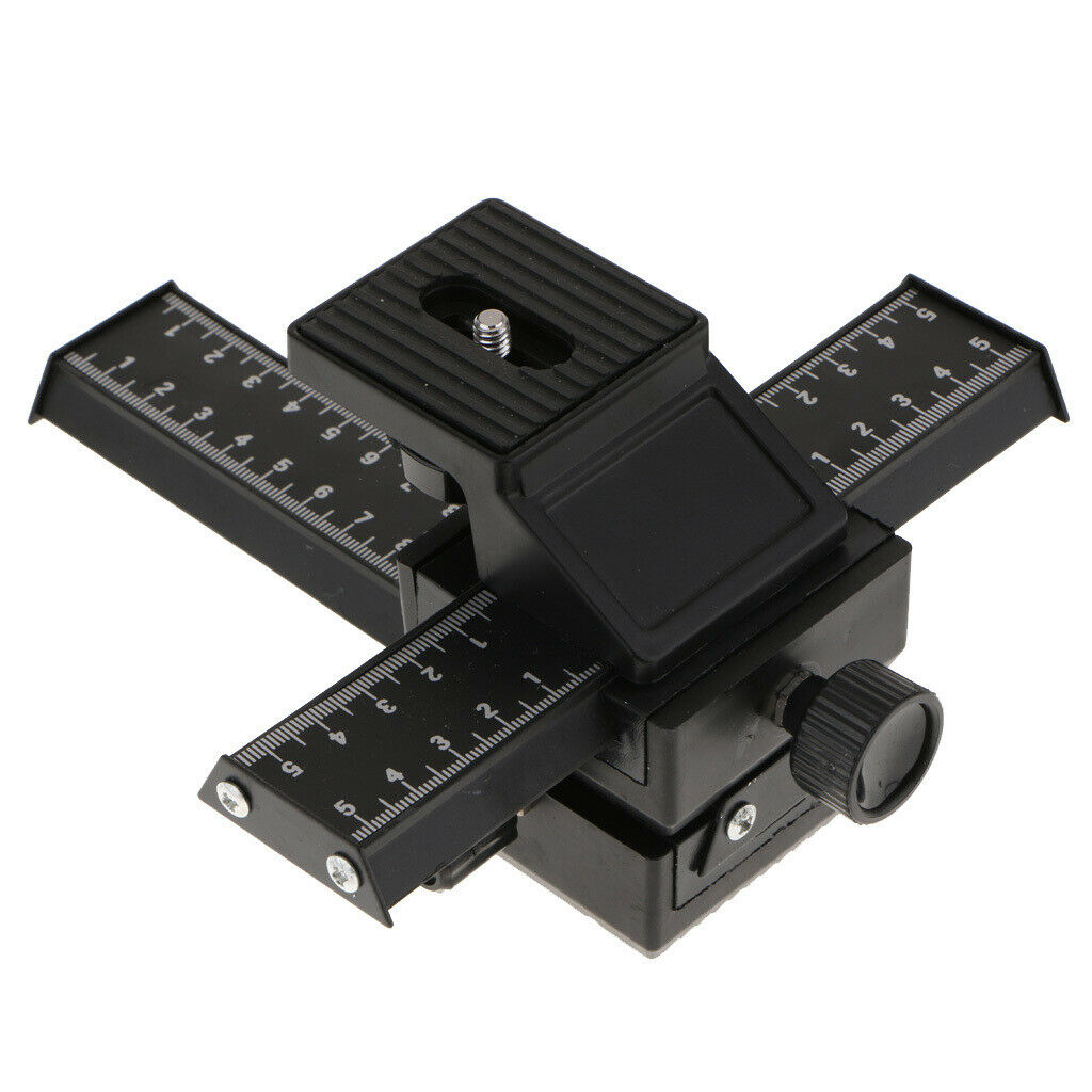4 Way Macro Focusing Focus Rail Slider for Digital SLR Camera with
