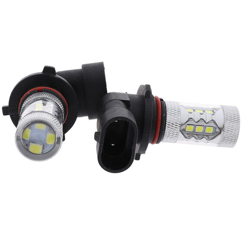 2x Super Bright White LED 9006 HB4 High Power 80W Fog Light Driving Bulbs DRL Rf