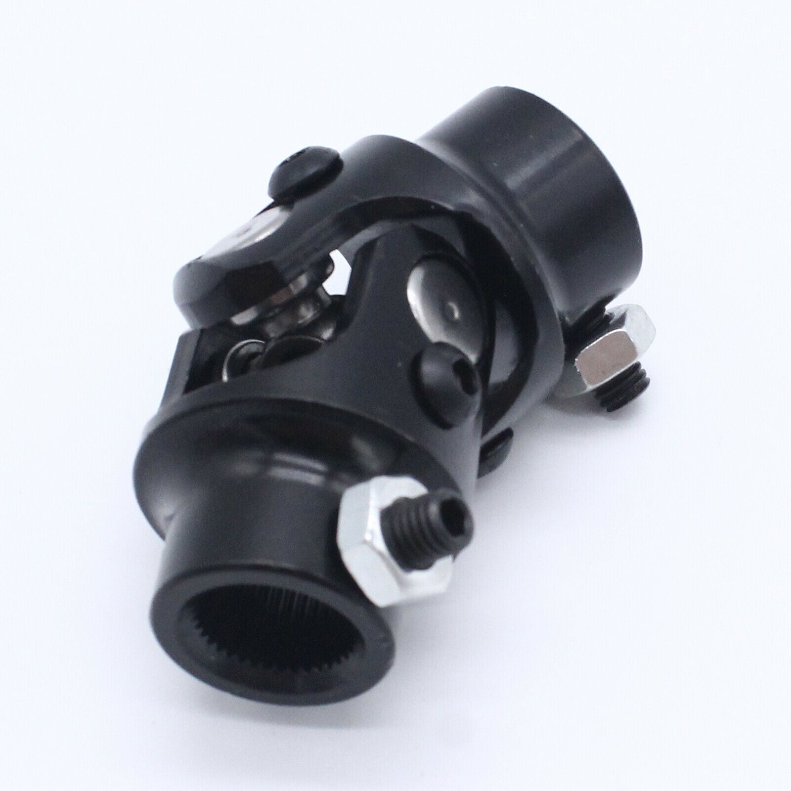 UJ-003 3/4-36 Spline X 3/4" DD BLACK Steering Shaft U Joint to Mustang II Power