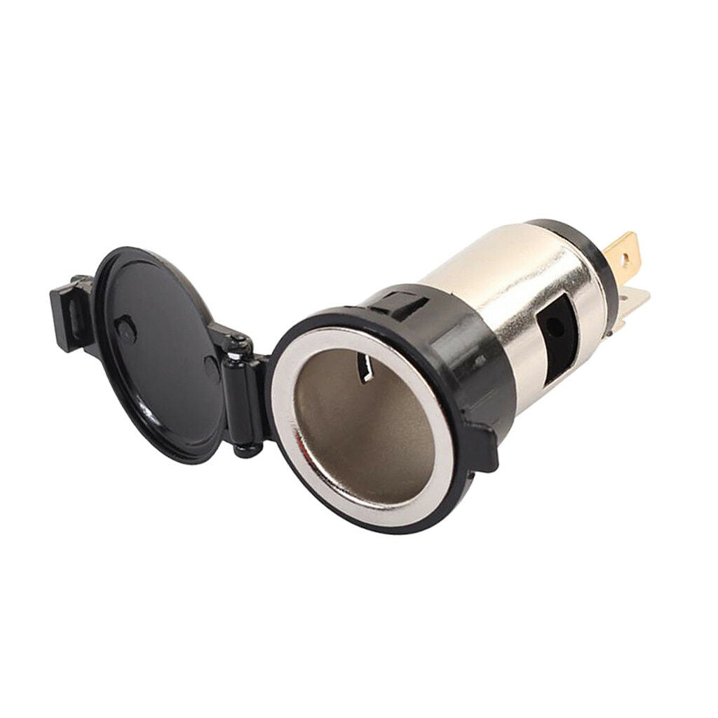 Motorcycle Car Marine Boat Cigarette Lighter Power Socket Outlet Plug