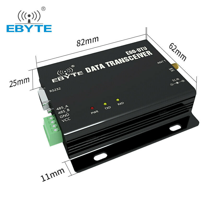 2.4GHz E90-DTU(2G4L27) 27dBm 500mW FEC LBT RS232 RS485 wireless transmitter