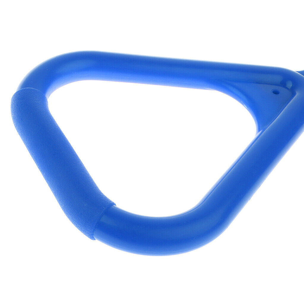 4x Gymnastic Rings Set Kids Children Garden Trapeze Swing Spare Parts Blue