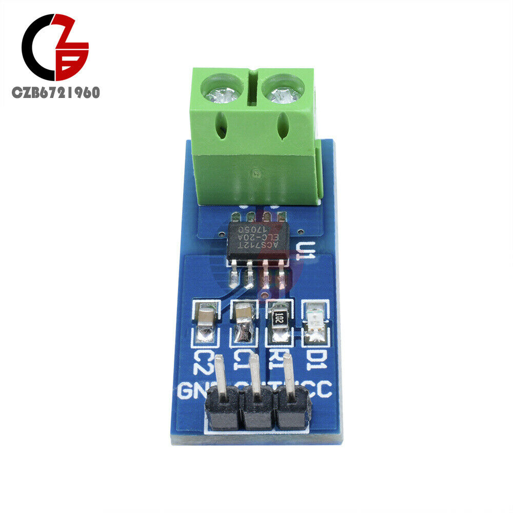 10PCS ACS712 20A Module Measuring Range 5V Current Sensor Hall Board for Arduino