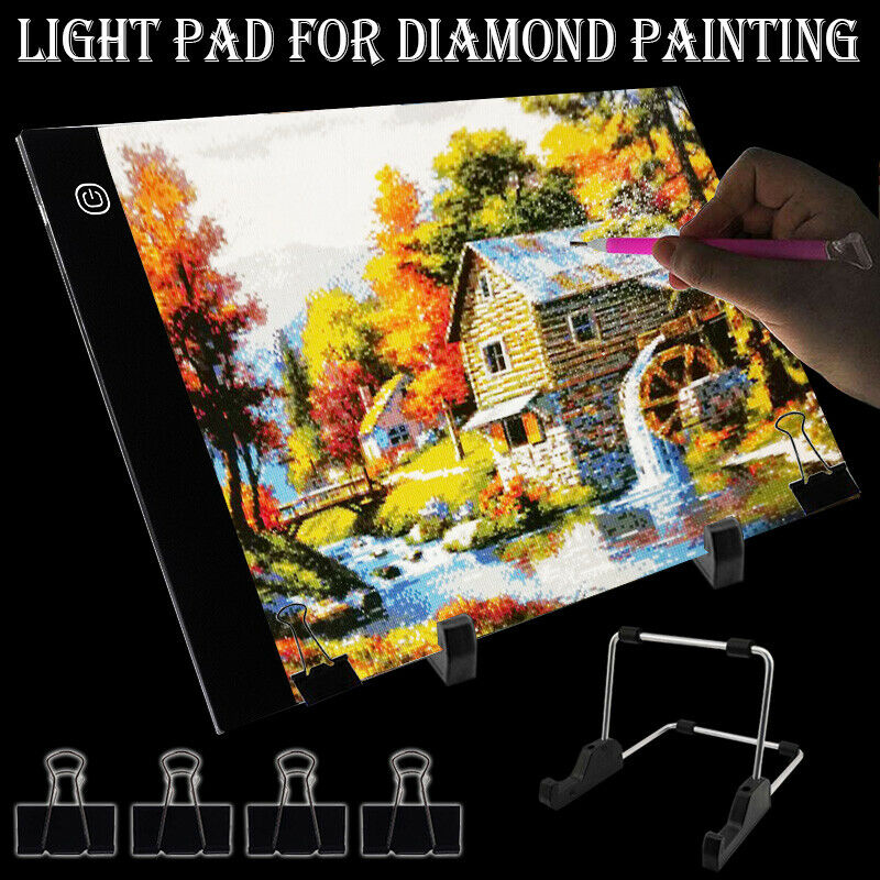 A4 LED Light Pad For Diamond Painting 5D Diamond Embroidery Light Board Tool  Rf
