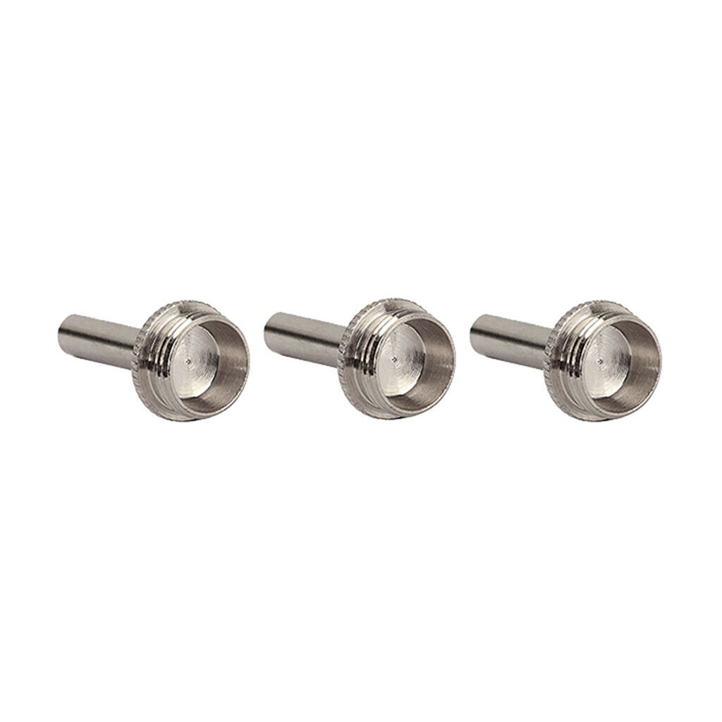 3x Metal Trumpet Connecting Rod Valve Key Screw Brass Instrument Parts