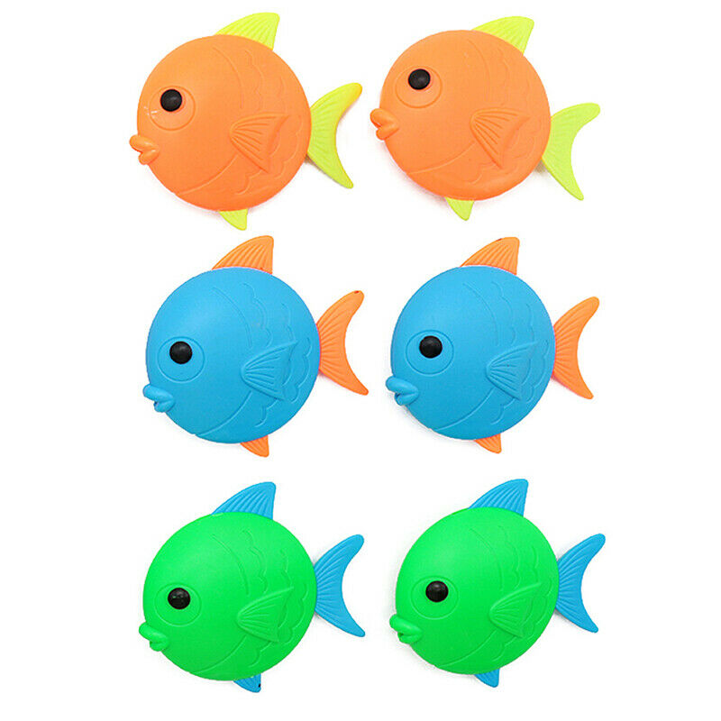 3pcs Diving Fish Toys Beach Water Diving Kids Swimming Pool Diving FishBDAU