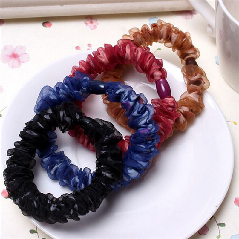 10x Girl Elastic Hair Ties Band Rope Ponytail Holder Hair Accessory Ho.l8