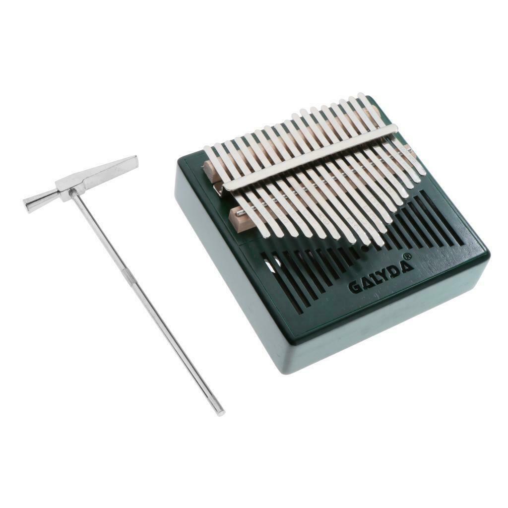 2020 New Kalimba 17 Key Thumb Piano Mbira w/ Velvet Bag Learning Booklet