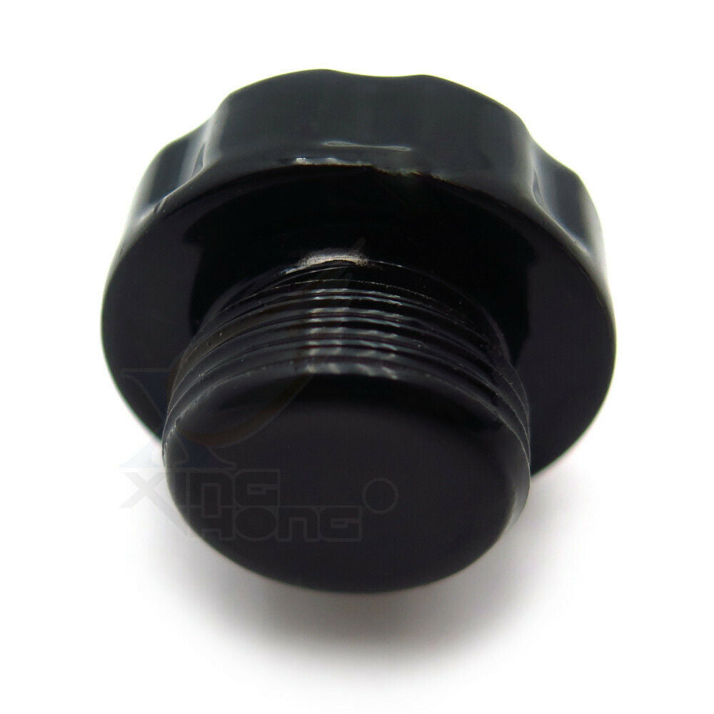 Black Fluid Reservoir Cap Cover For Suzuki 92-12 GSXR 600/88-12 GSXR750