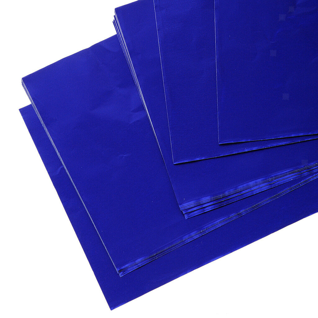 200pcs 2 Colors Foil Wrappers for Chocolate Sweet Candy Confectionary 8x8cm