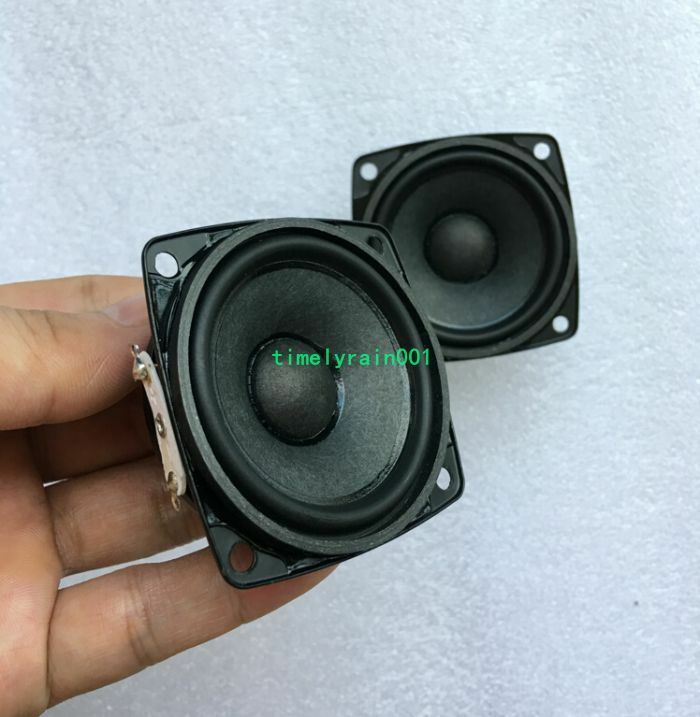 2pcs 57MM 8Ohm 8Ω 10W Full-range speaker Loudspeaker Neodymium Rubber edge Audio