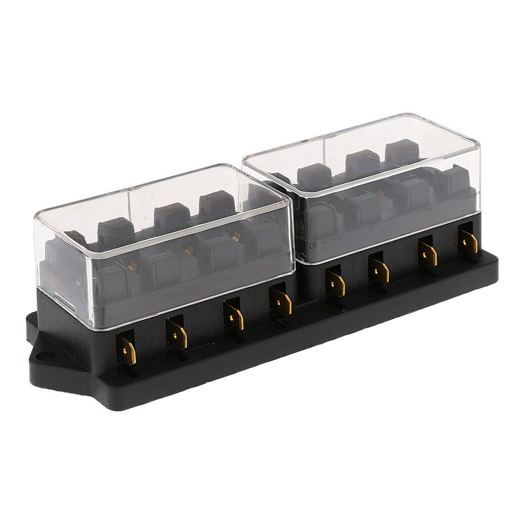 4 Way Car Vechile Circuit Automative  Block 4pcs FUSE & 8 Way Car Fuses