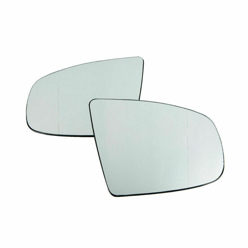 2pcs Side Rearview Mirror Glass Heated For BMW X5 E70 2008-14 X6 E71 E72 2007-13