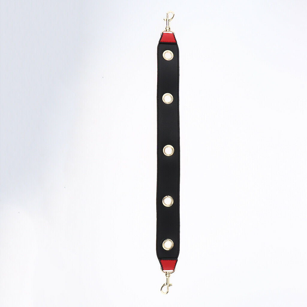 Women Leather Shoulder Bag Strap Replacement Removable Purse Strap  Red
