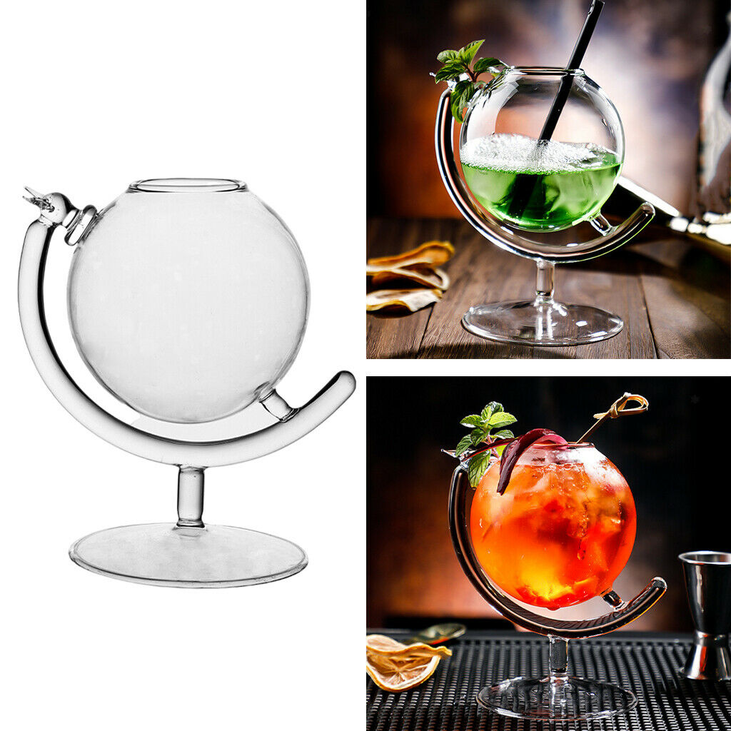 Creative Amazing Cocktail Glass Globe Shape Reusable Parties Houseware