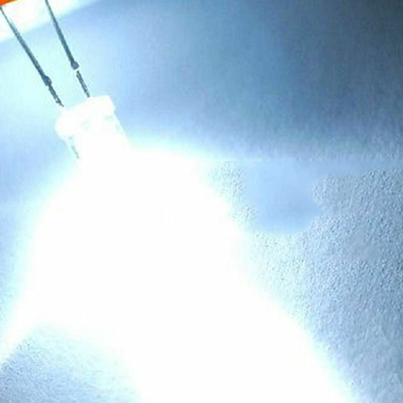 100pcs 5MM Red/Green/Blue/Yellow/White Round Water Clear LED Light Diodes Kit
