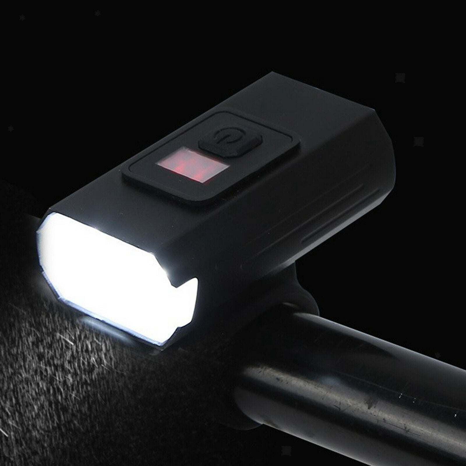 Super Bright USB Rechargeable Bike Light Set, Bike Headlight with 6 Brightness