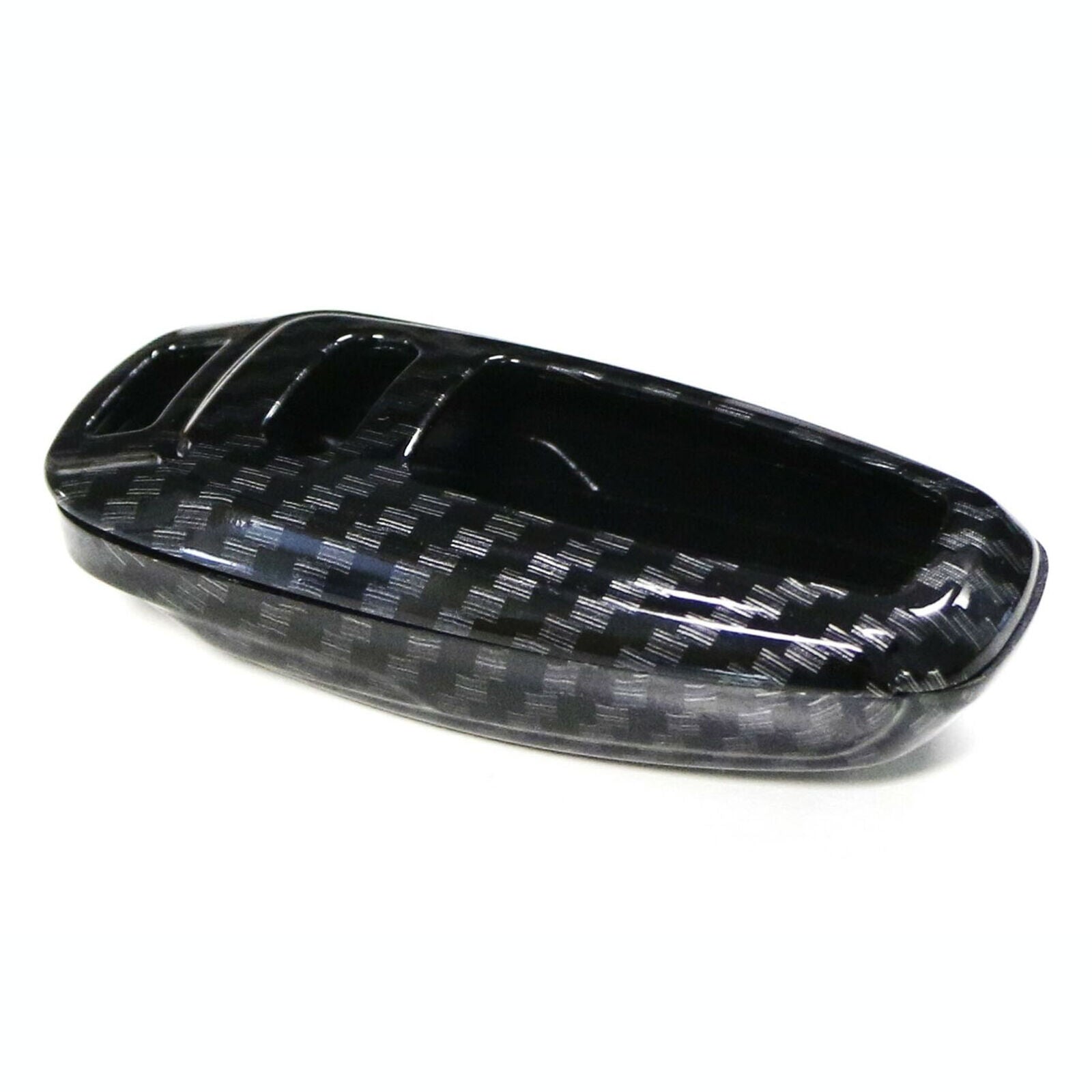 Carbon Fiber Car Smart Key Cases Covers Holder For Audi A6 A7 A8 Q8 2019-2021