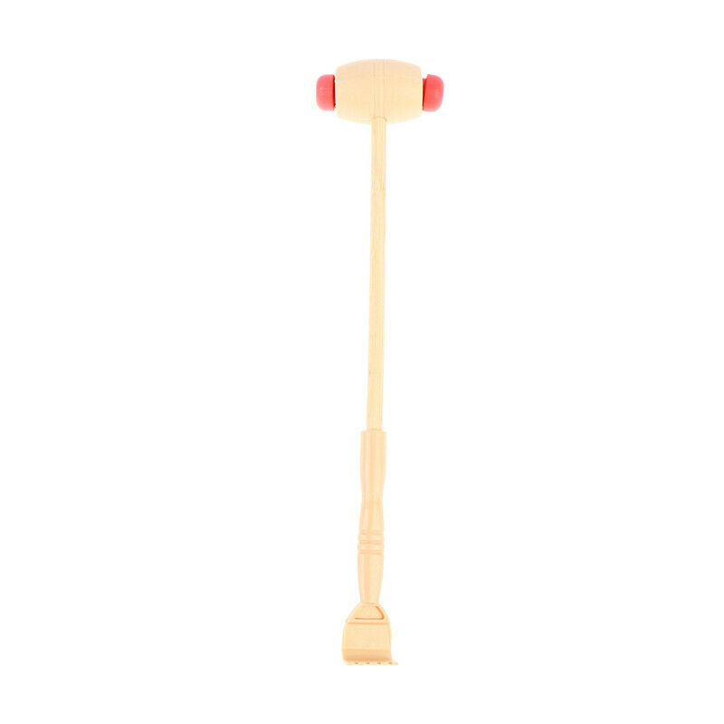 Body Massager Claw Double-head Hammer Stick Bamboo Wooden Back ScratcherBDAU