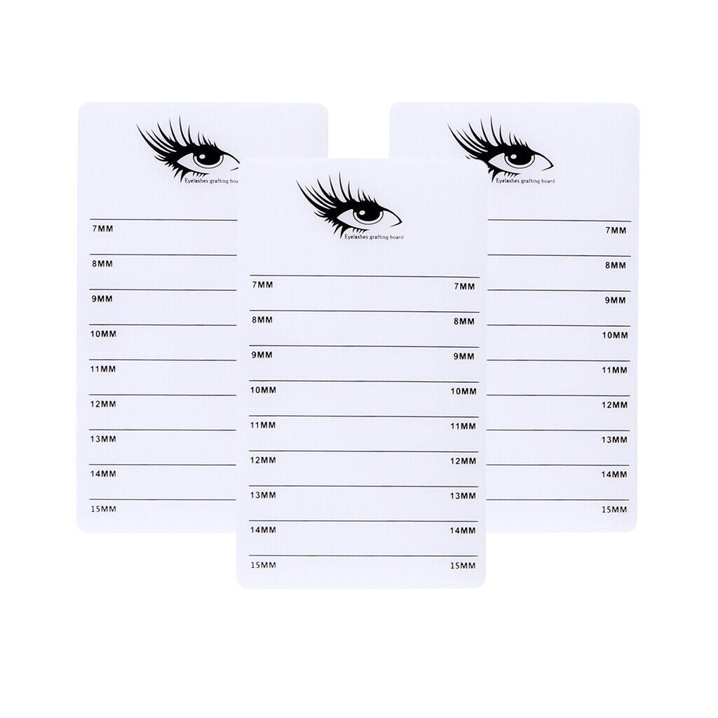 3 Pieces False Eyelashes Template Eyelash Stander Lash Holder