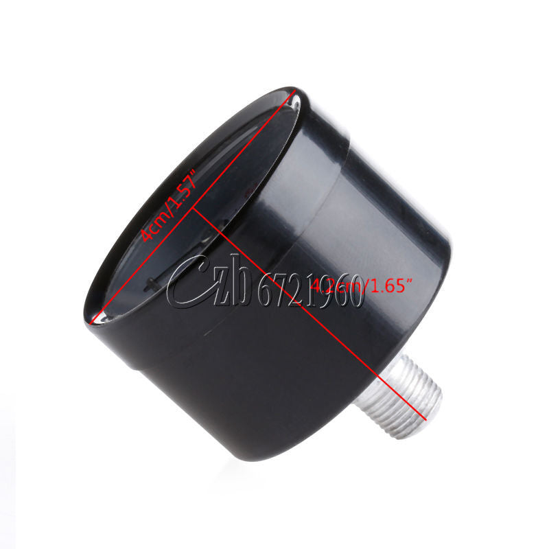 1/8 BSP Male Thread 0-180PSI 0-12Kg/cm2 Air Compressor Pressure Gauge Black Box