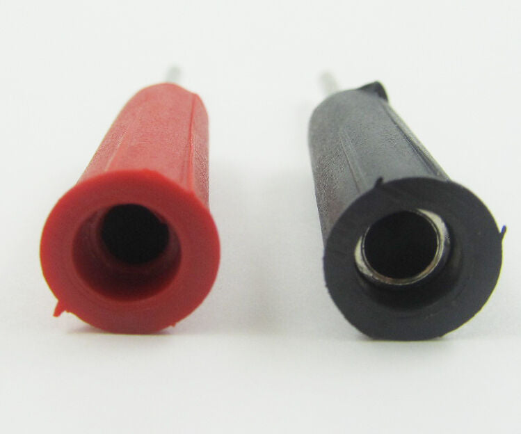 6pcs Banana Female Jack to 2mm Pin Tip Plug Copper Adapter for Multimeter Probe