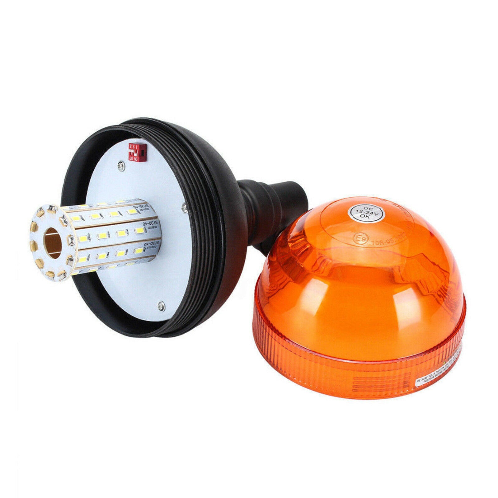 Amber Warning Light for Car Truck Roof Forklift UTV Bus Golf Carts Bar
