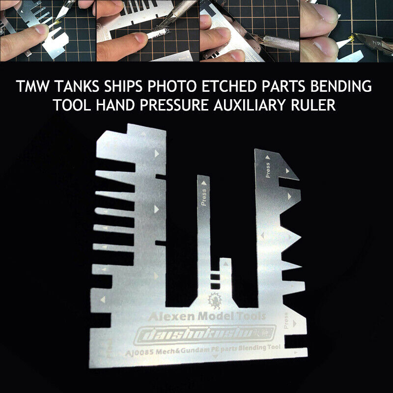 Tanks Ships Photo Etched Parts Bending Tool Hand Pressure Auxiliary Ruler TMW