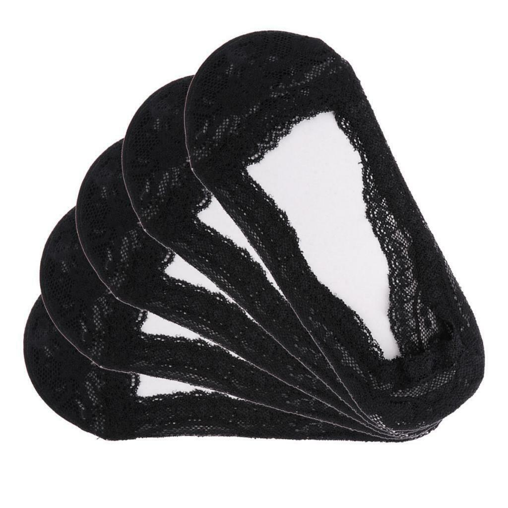 10 Pairs of Women's Lace Socks Invisible, Non-slip, Low Cut Socks for Summer