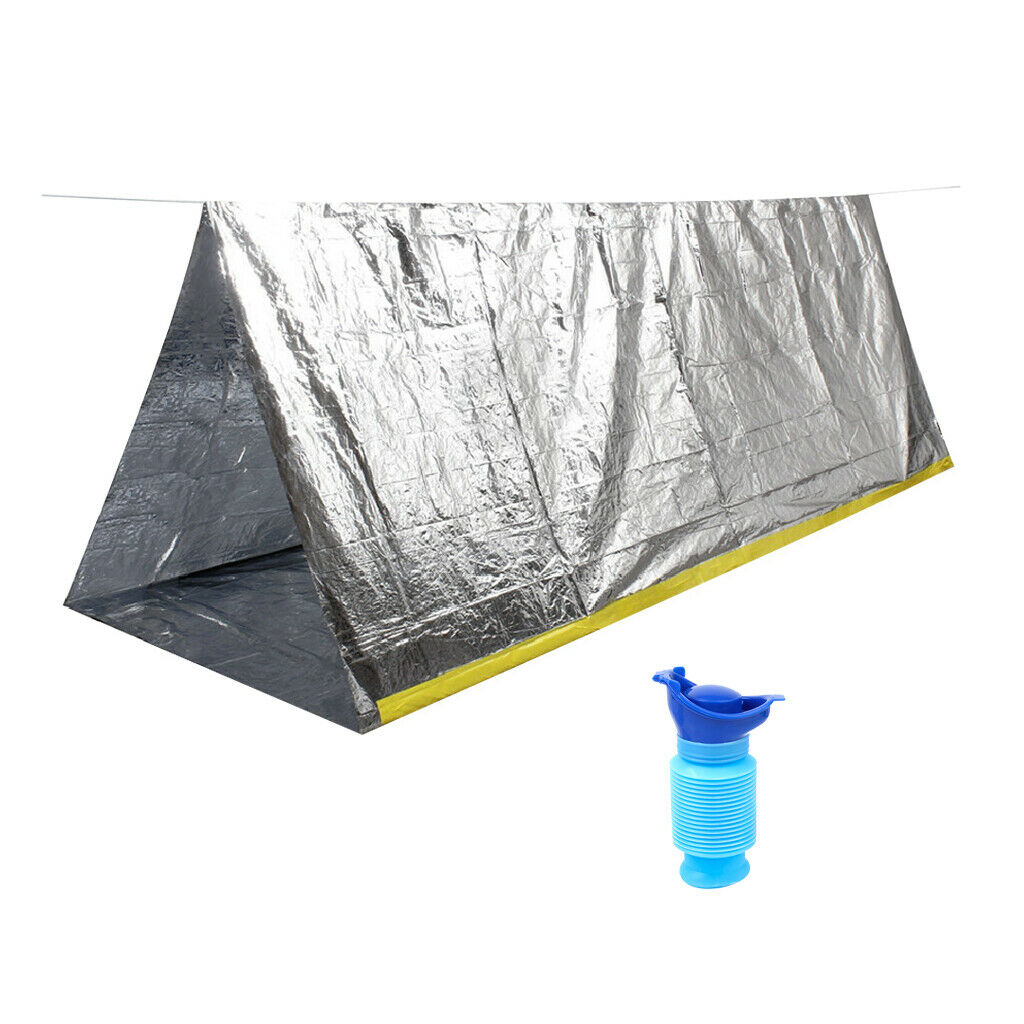Outdoor Camping Survival Tent Shelter Awning with Portable