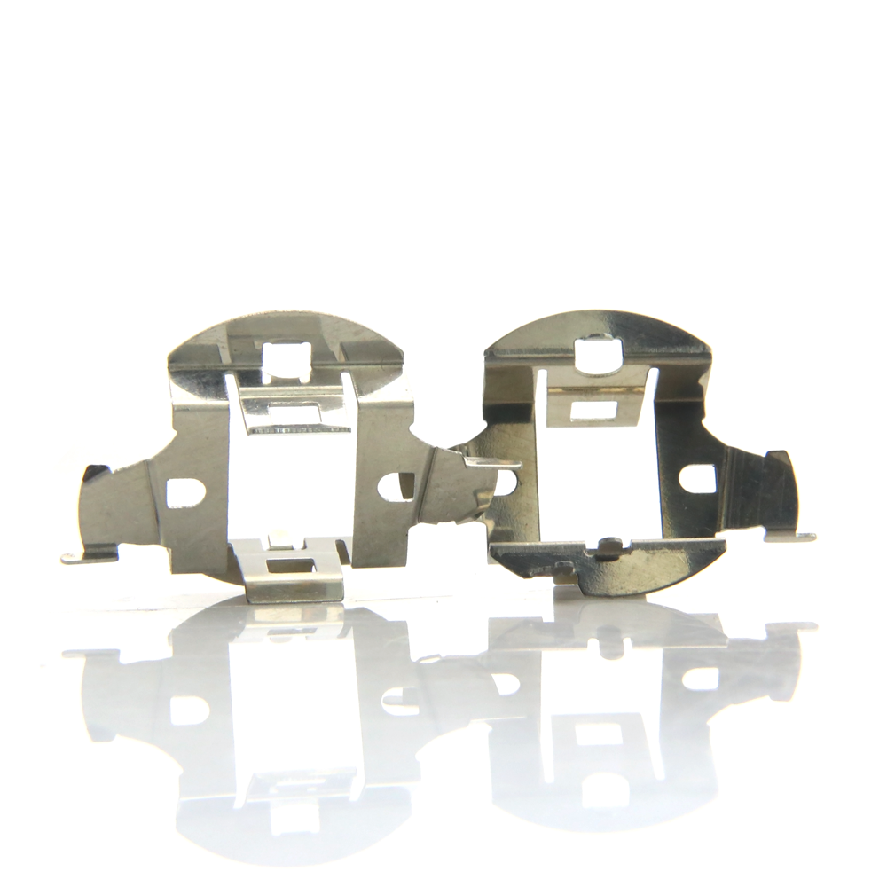 2pcs Auto HID Bulb Holder Adapter Headlight Headlamp Metal Retainer Clip H7 H022