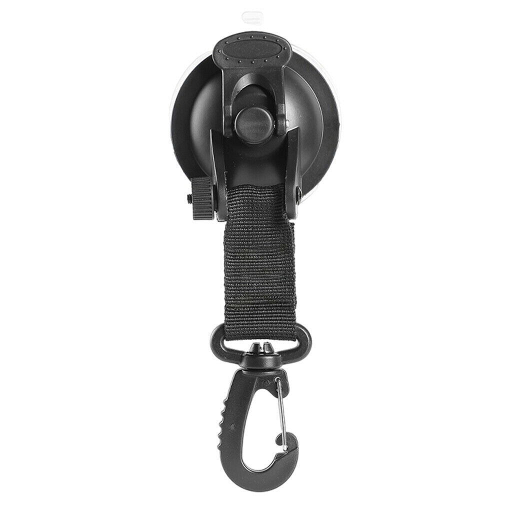 4x Sturdy Suction Cup Anchor with Carabiner Travel Luggage Camping Pool