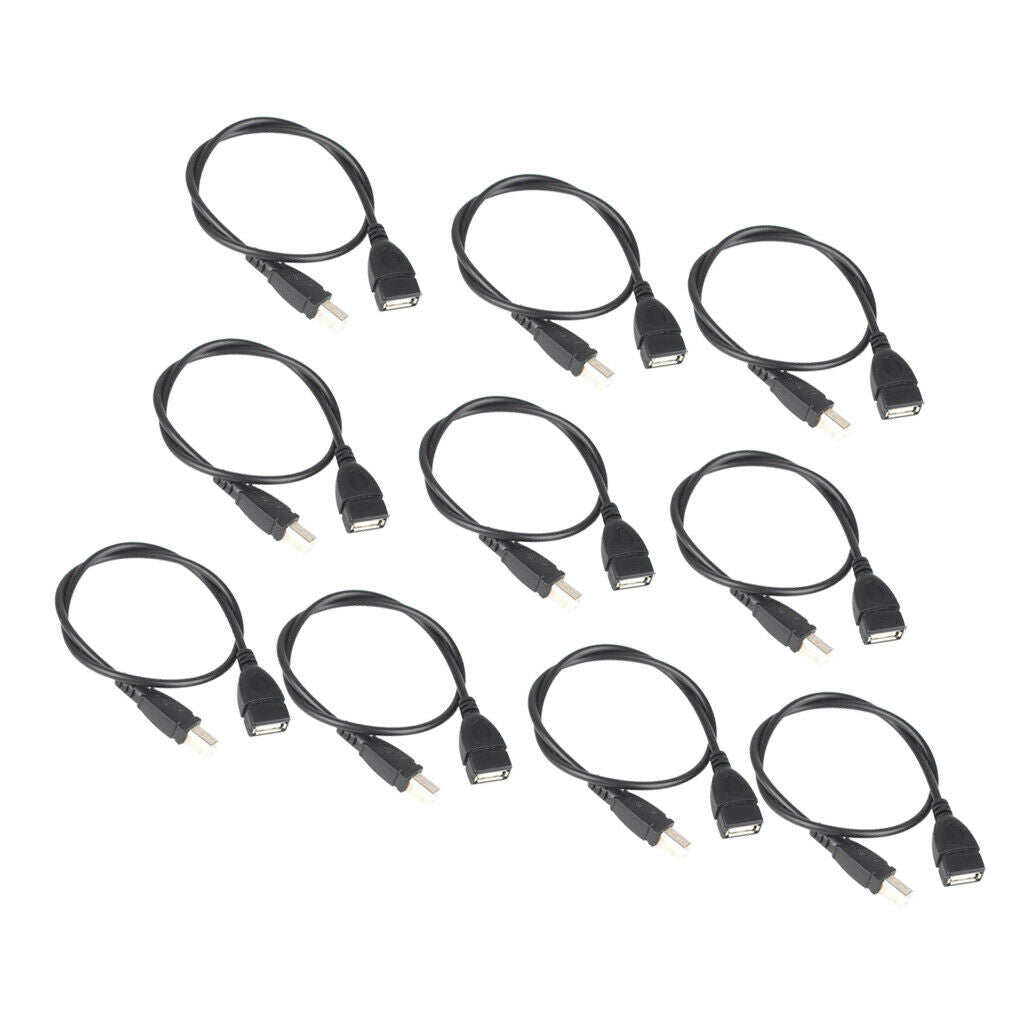 USB 2.0 Type A Female to USB 2.0 Type B Male Scanner Printer Adapter Cable