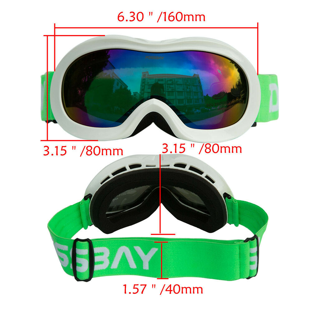 Kids Skiing Goggles Winter Outdoor Sports Snow Sports Eyewear Eyes Protection