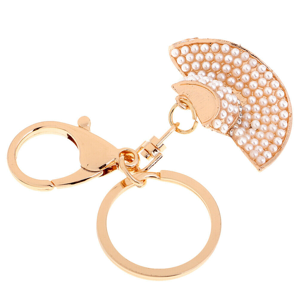 Crystal Keychain Hat Pendant Rhinestone Decorative Ornaments for Women Bags