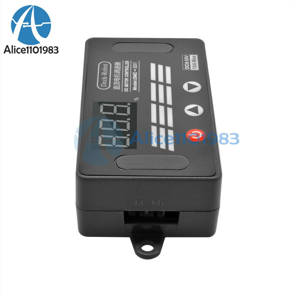 DMC-331 Max 10A PWM Regulator DC Motor Speed Control Switch Controller DC 8-55V