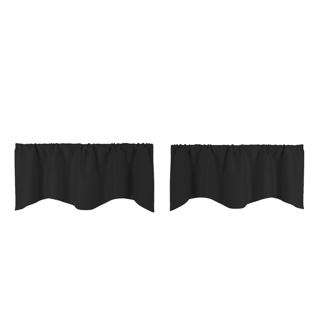 2 Panels Kitchen Valance Decorative