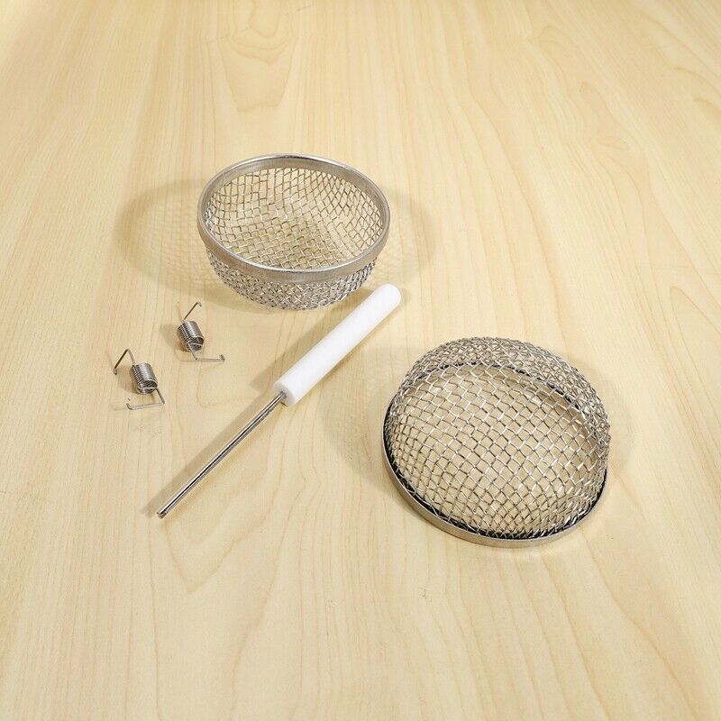 2 Pack Flying Insect Screen Rv Furnace Vent Cover 2.8 Inch Stainless Steel MesK3