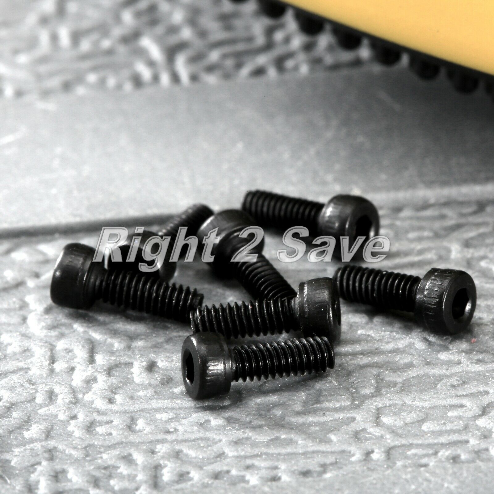 100X Hex Socket Head Scews Bolts Stainless Steel Knurled Cap Fasteners M2 x 6mm