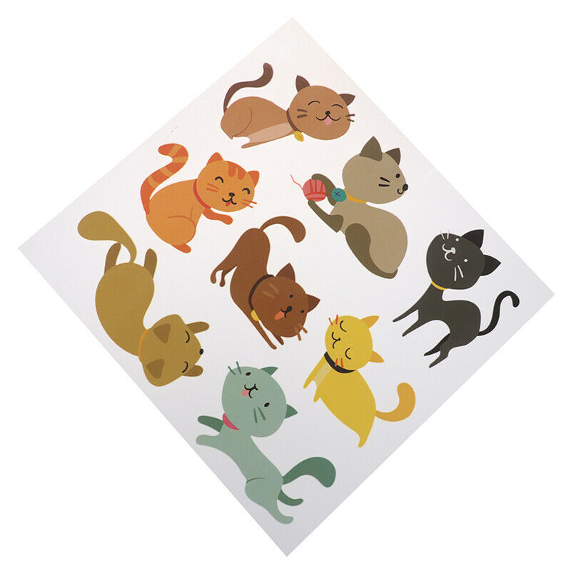 Cat Iron on Patches Heat Transfer Stickers DIY Tops Bad Pb