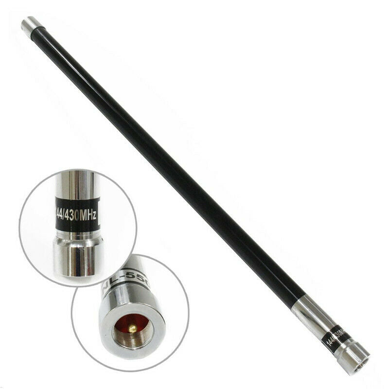 NL-550 Fiberglass 150/430MHz Dual Band Antenna Vehicle Antenna for Car Radio