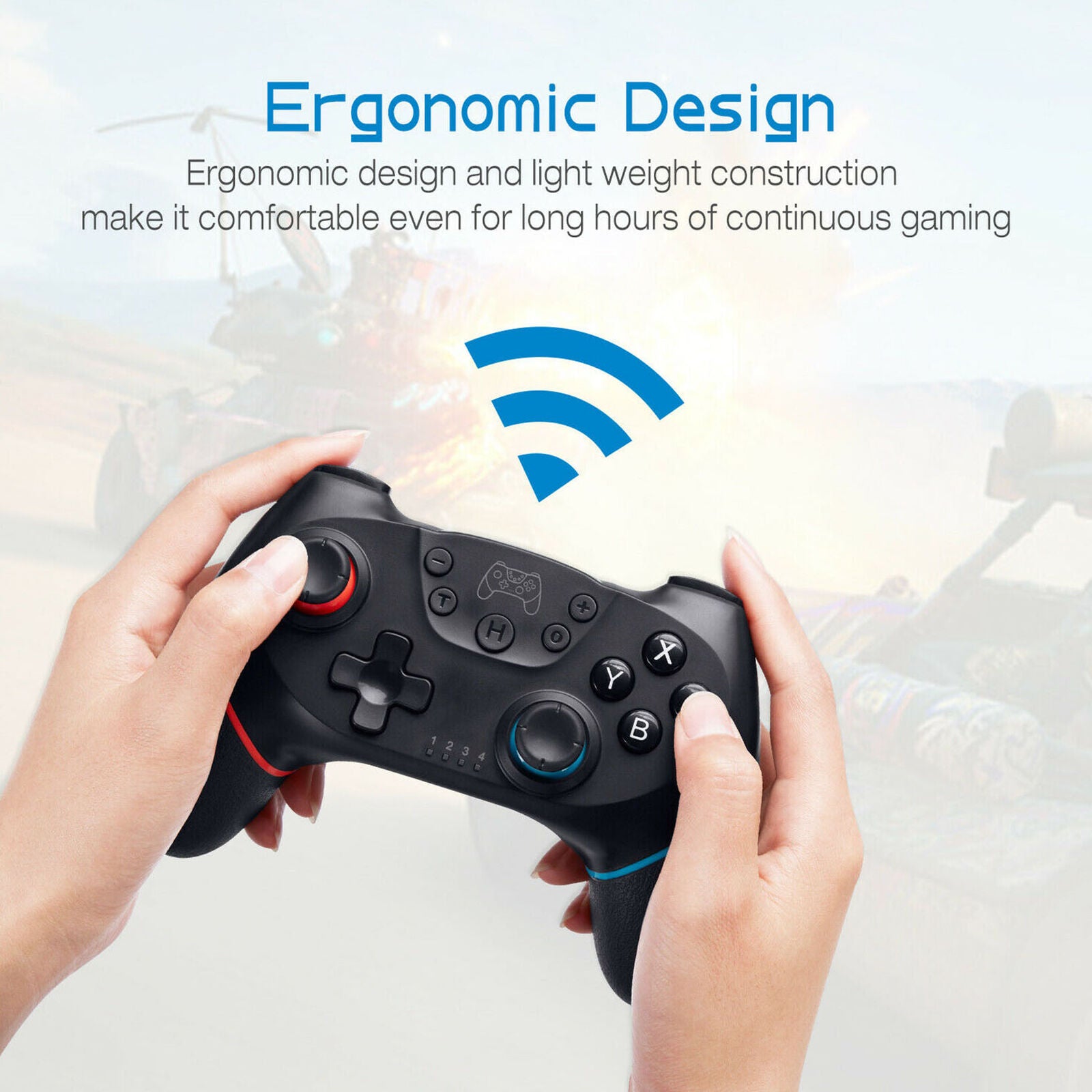 For Nintendo Switch Wireless Pro Controller Gamepad Joypad Joystick Remote New