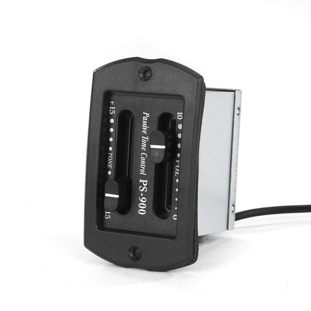 Guitar 2-Band EQ Equalizer Tuner System Pickup Preamp for Ukulele Acoustic HOT