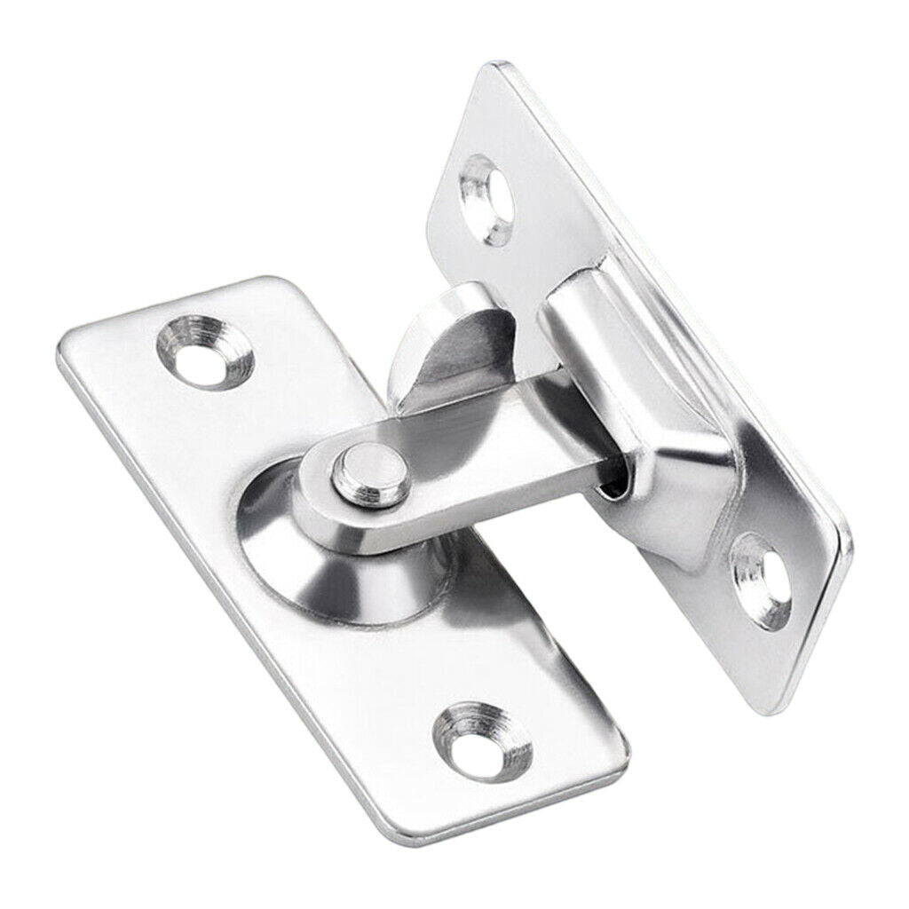 Door Latch Stainless Steel with Screws for Doors Buckle Bolt Sliding Lock