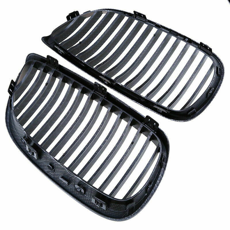 Carbon Fiber Bumper Radiator Kidney Grille For BMW E90 E92 M3 E93 3-Series 07-13