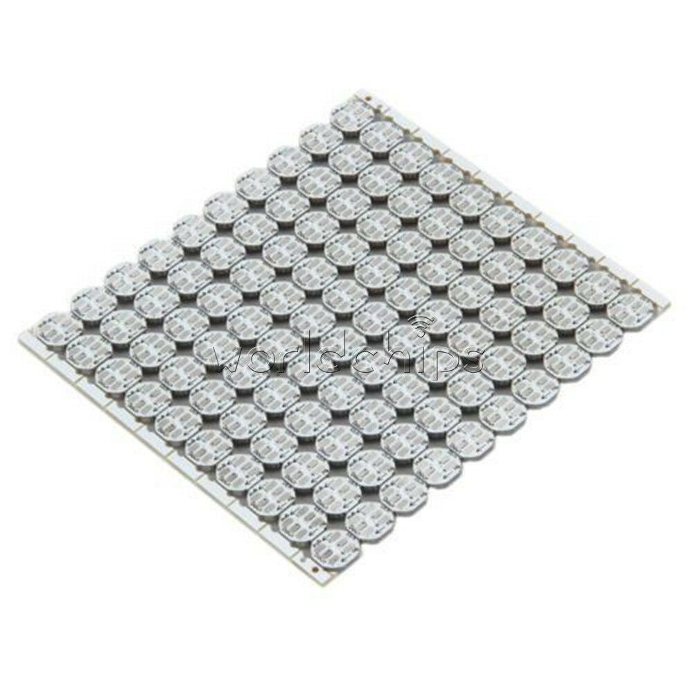 50pcs WS2812B 5050 RGB LED &PCB Board 1-LED 10x3mm Module Pixel Light 5V for DIY
