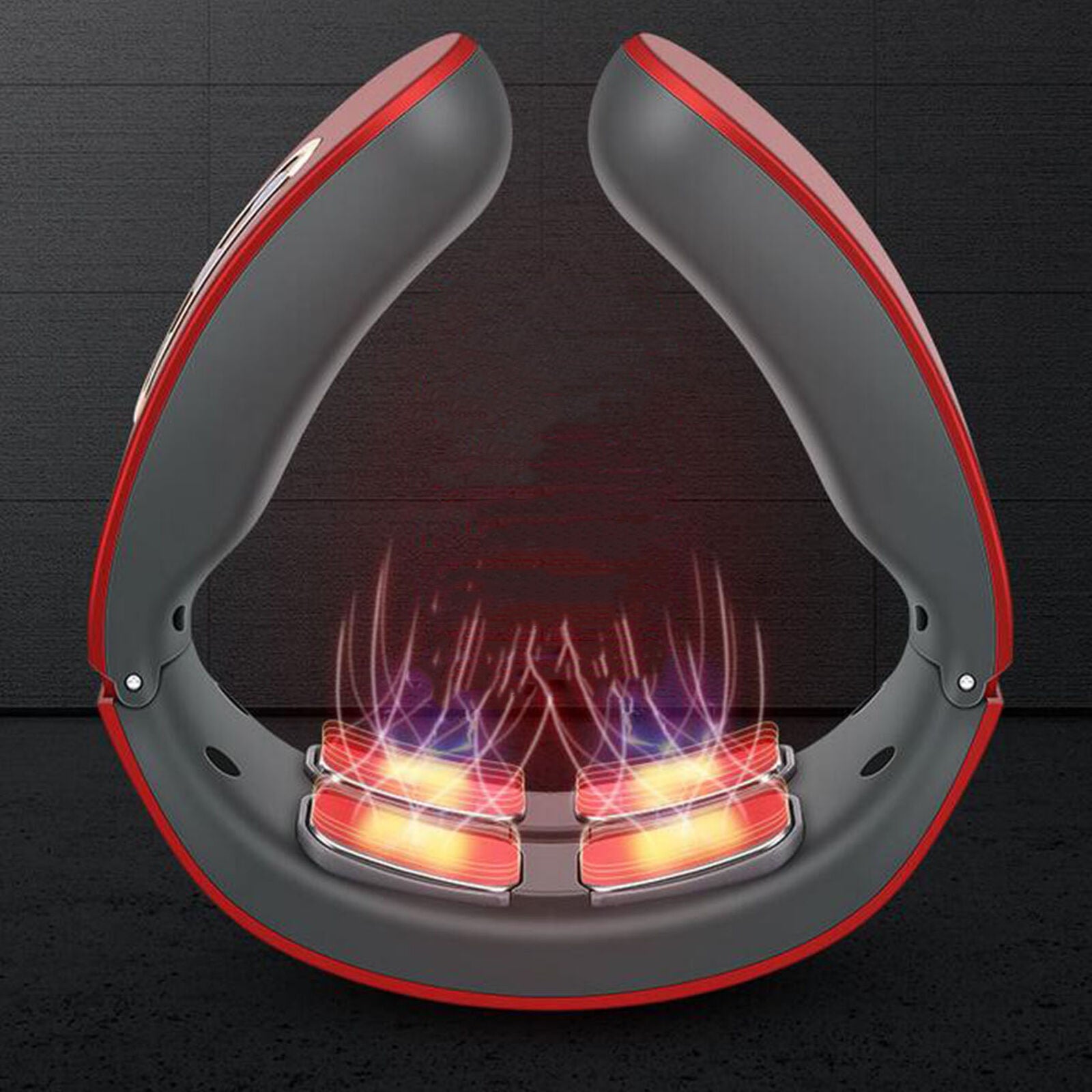 Rechargeable Electric Cervical Neck Massager Relax Heated Body Musle Relief Pain