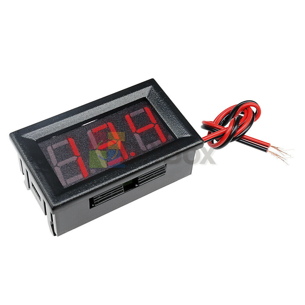 10PCS 0.56" Digital Tube 3 Bit Voltmeter Red LED Panel DC4.5-30V Voltage Meter