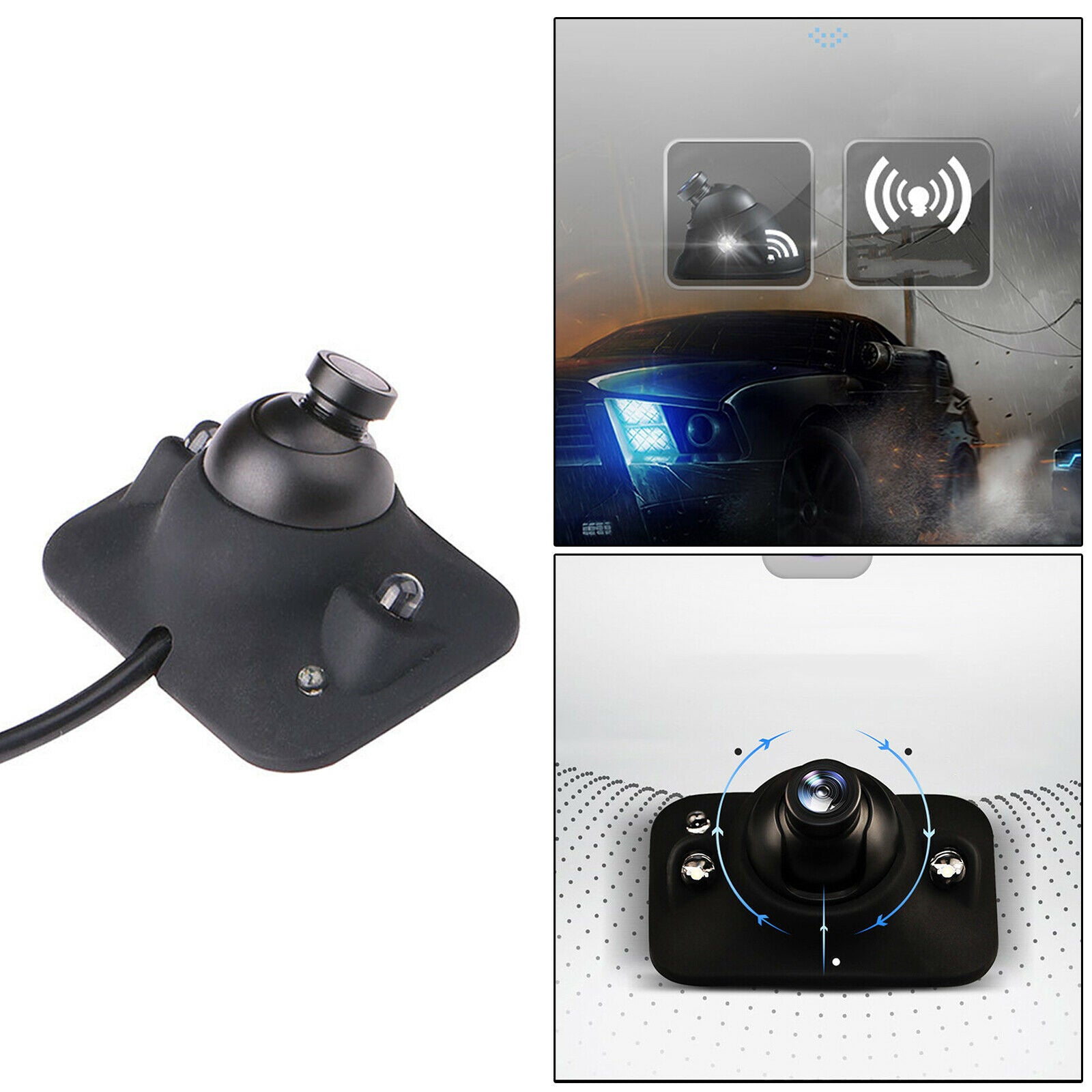 Mini USB Car HD Blind Spot Side Rear View Camera Waterproof