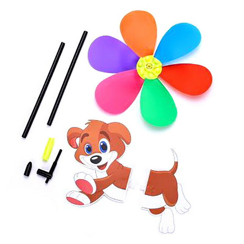 21inch Colorful Windmill Toys Pinwheel Self-assembly Windmill Children To.l8